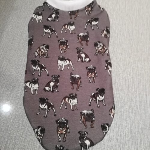 Блузка с френски булдог