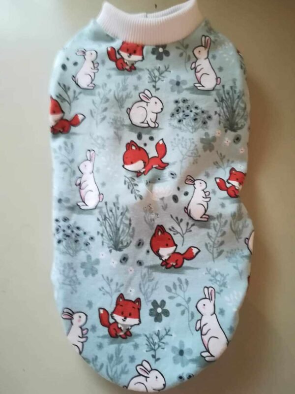 Памучна блузка със зайчета