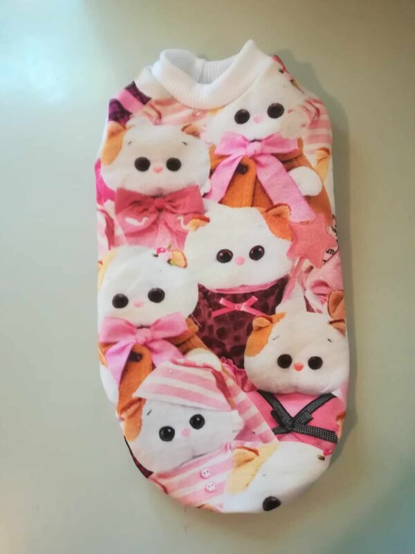 Памучна блузка с котета