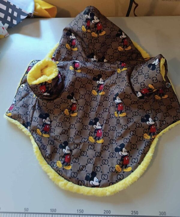 Зимно палто от шушляков плат