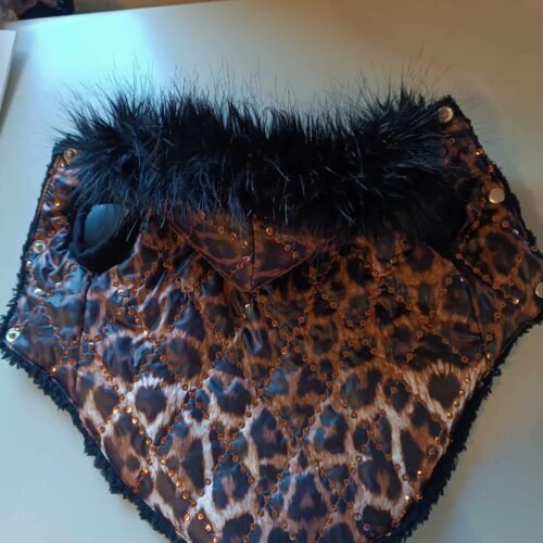 Палто от шушляков плат с пайети