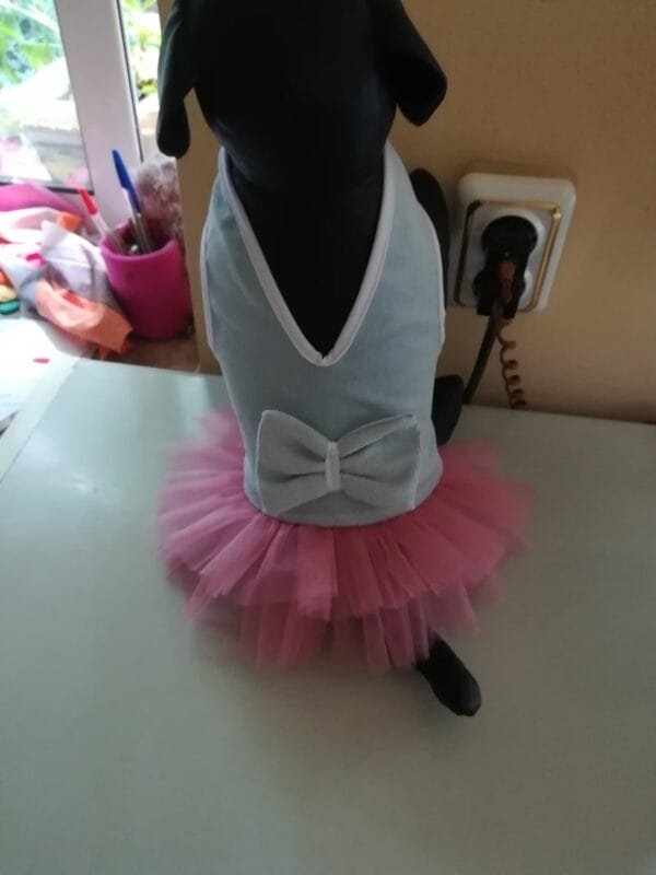 Лятна рокля от джинсов плат-пачка