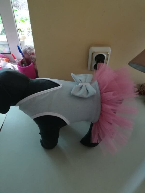 Лятна рокля от джинсов плат-пачка