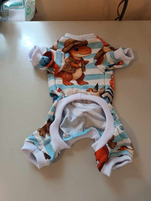 Пижамка с морски десен