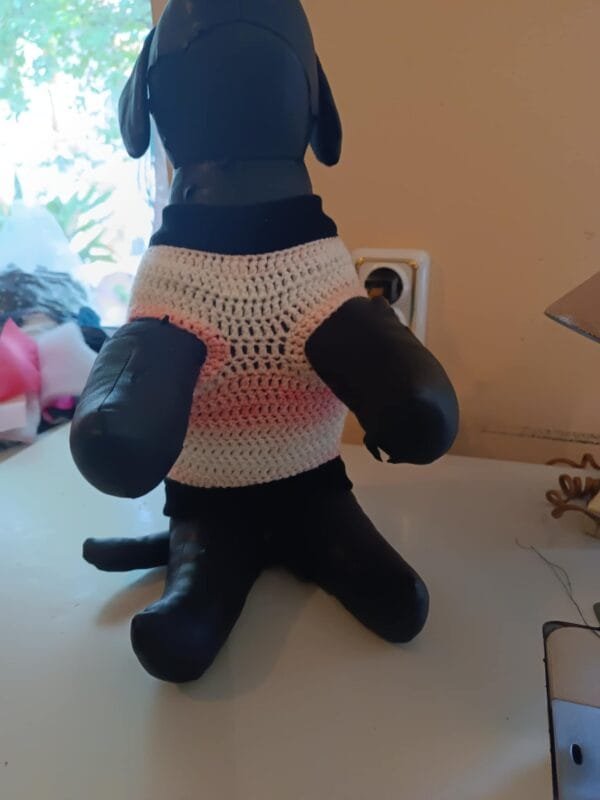 Блузка ръчна изработка с цип и халки