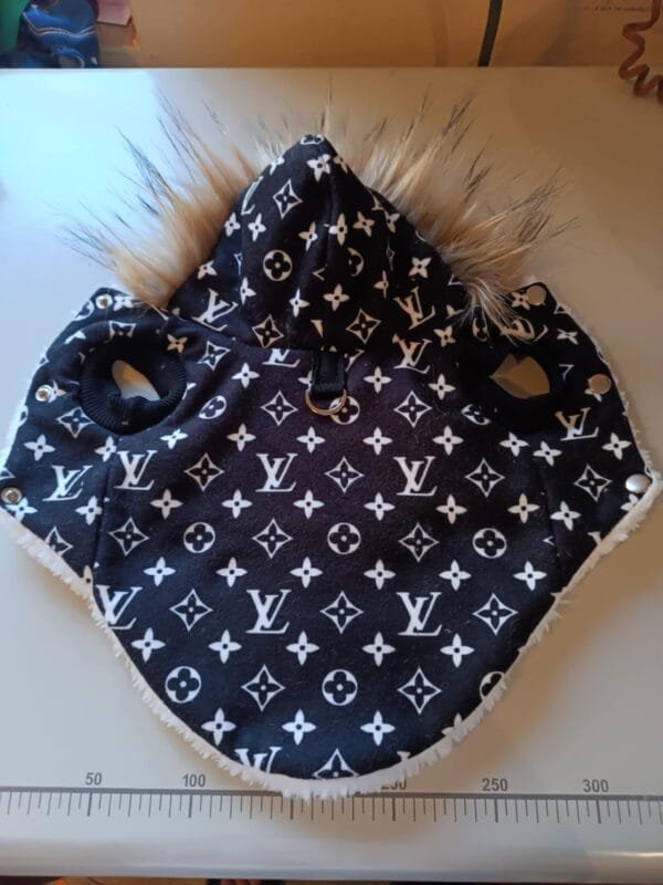 Палто от полар с еко пух