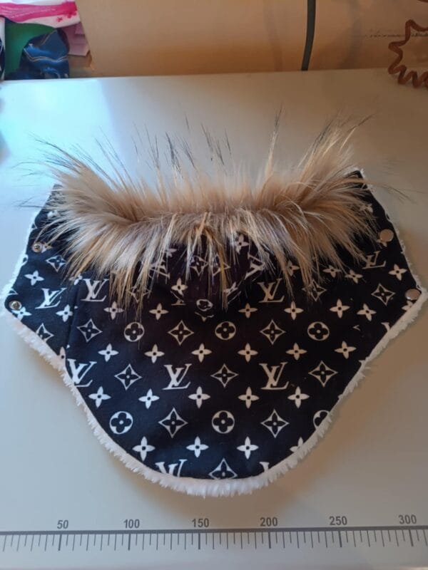 Палто от полар с еко пух