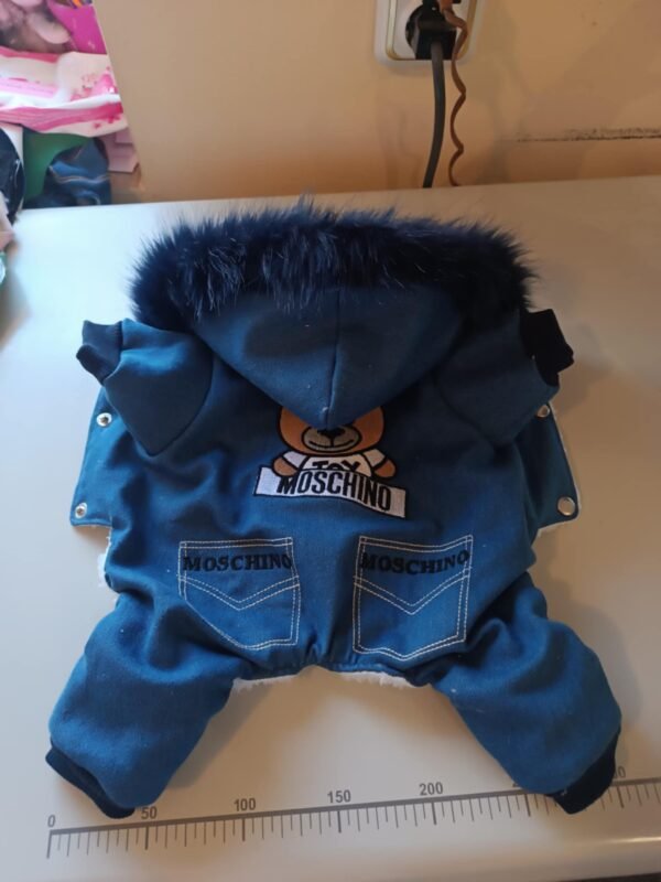 Дънков гащеризон с машинна бродерия